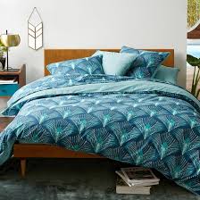 Promos, ventes flash pour ne plus rater une occasion de faire une bonne affaire ! Pampelune Cotton Percale Duvet Cover Blue Print La Redoute Interieurs La Redoute