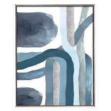 Blue Crossing 1 Abstract Art Painting