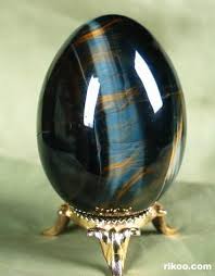 Blue Gold Tiger Eye Carved Crystal Egg Stones And Crystals Mineral Stone Minerals And Gemstones