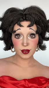 BETTY BOOP 💋 the brows where an issue last time 😱 ib: @emilytembymakeup  #makeup #viral #reel #bettyboop