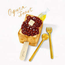 𝙹𝚊𝚙𝚊𝚗𝚎𝚜𝚎 𝙸𝚕𝚕𝚞𝚜𝚝𝚛𝚊𝚝𝚘𝚛 tokyo graphics added a photo to their instagram account ogura toast 小倉トースト あん food food illustrations cute food