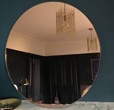 Rose Gold Mirror Which Is Part Of The Collection Rose Gold Grey And Brass Round And Bold Statement To My Bed Mirror Wall Bedroom Round Wall Mirror Mirror Wall
