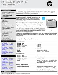 Get a driver package for your hp laserjet printer. Hp Laserjet P2055dn Printer Discontinued Manualzz