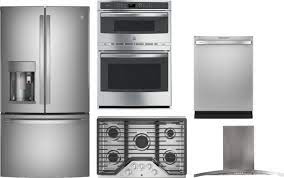 Search for ge appliance packages with us Ge Gerectwodwrh464 5 Piece Kitchen Appliances Package With French Door Refrigerator And Dishwasher In Stainless Steel