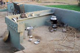 Posted by himsa at 6:50 am. Indian Village Kitchen Rasoi Ghar Village House Design Indian Village House Outdoor Cafe