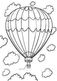 Check spelling or type a new query. Coloring Pages Flying Hot Air Balloon Coloring Page