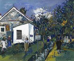 Maurice Utrillo Maison De Sante Du Docteur Marteau A Bourg La Reine 1923 Maurice Utrillo Bourg La Reine Maurice