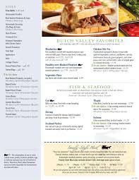 We're a trusted distributor of bulk food products and have been serving our customers with a commitment to excellence since 1978. Dutch Valley Restaurant Menu In Sugarcreek Ohio Usa