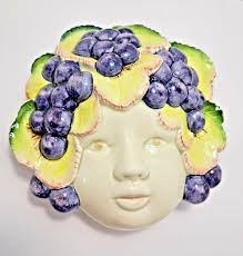 VTG Fitz & Floyd Ceramic Wall Pocket