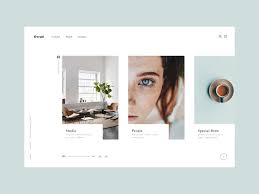 article carousel portfolio web design web layout design minimal web design