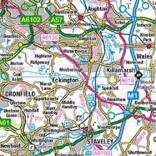 Ideal for planning routes, holidays, cycling and driving. Os Explorer Map 269 Chesterfield Alfreton Swc