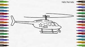 Lihat ide lainnya tentang warna, gambar, anak. Cara Menggambar Dan Mewarnai Mainan Helikopter Let S Learn To Draw And Glitter Helicopter Youtube