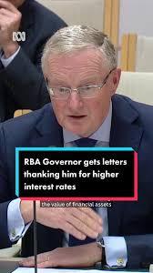 Outgoing Reserve Bank governor Philip Lowe has told a parliamentary  committee that he's received letters from people thanking him for higher  interest rates. The RBA’s aggressive rate-hiking cycle to ...