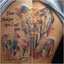 Water Color Elephants Matt Kowlach Carnival Tattos Biloxi Ms Elephant Tattoos Mommy Tattoos Tattoos