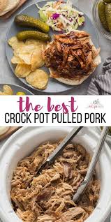 This Crock Pot Pulled Pork Recipe Is So Easy And So Flavorful It Starts With A Garlic Pork Crockpot Recipes Crock Pot Pulled Pork Recipe Crockpot Pulled Pork