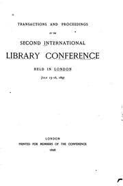 Publisher Printed For Members Of The Conference By
