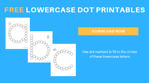 Maybe you would like to learn more about one of these? Free Lowercase Dot Alphabet Printables