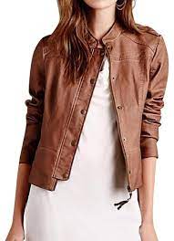 Anthropologie Brown Vegan Bomber By Hei Hei Jacket Size 0 Xs 37 Off Retail Vegan Clothing Leather Bomber Clothes