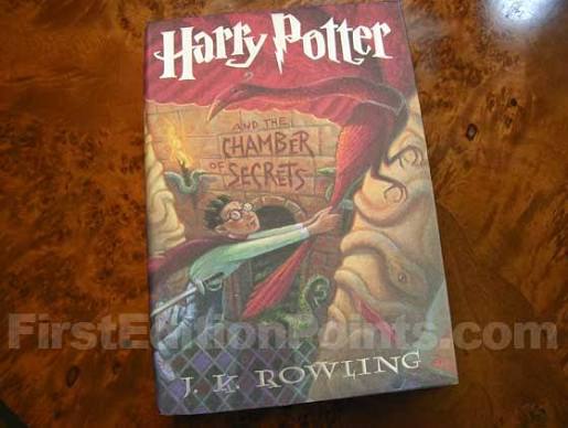 First Edition Criteria and Points to identify Harry Potter and the Chamber  of Secrets (U.S.) by J.K. Rowling