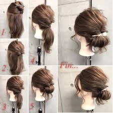 30代女性のための簡単ヘアアレンジ 忙しいママも毎日綺麗に hair gaya rambut simpel gaya rambut sanggul