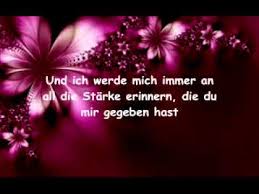 Wo sie auch sind, sie werden immer in meinem helden, deren namen für immer in meinem herzen verbleiben. In Meinem Herz Wird Immer Ein Platz Fur Dich Sein Youtube