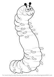 Let's start with the eyes. Learn How To Draw A Cartoon Caterpillar Insects Step By Step Drawing Tutorials