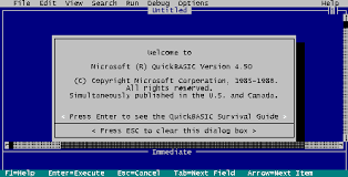 We need windows explorer (not internet explorer) to copy the qbasic files from the cd and into your c. Quickbasic Wikipedia