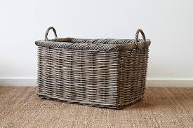Basket is a community of smart shoppers that are tired of shopping blind and that love saving time and money every time they go shopping. Large Rectangle Basket Hampton Grey Naturally Cane Rattan And Wicker Furniture