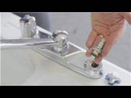 To fix leaks on the four most common types of faucet, follow these instructions. Faucet Repair How To Repair A Dripping Kitchen Two Handle Faucet Youtube
