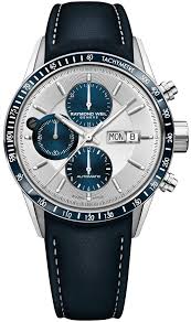 Raymond Weil Watch Freelancer Add Content Basel 18 Bezel Fixed Bracelet Strap Leather Brand Ra Raymond Weil Watches Luxury Watches For Men Watches For Men