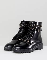 C'est les sooooldes 😃 ! Pimkie Studded Biker Boots Asos