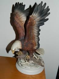 Home Interior Retired Figurines Home Interiors Homco Masterpiece Porcelain Bald Eagle Wild Bird Statue Bird Statues Figurines House Interior