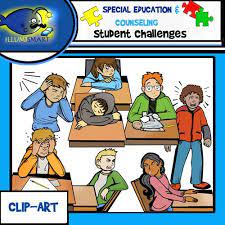 Circle persons after rehab status infographics business game coach mental business man in therapy session strategy man resiliency icon life coaching self aware icon. Special Education Counseling Student Challenges Clip Art 28 Pc Special Education Visual Special Education Special Education Activities