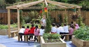 33 Sweet Simple School Garden Design Ideas Page 2 Of 35 School Garden Garden Design Wedding Pergola