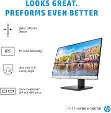 5.0 out of 5 stars based on 2 product ratings(2). Buy Hp 24mh Fhd Monitor Computer Monitor With 23 8 Inch Ips Display 1080p Built In Speakers And Vesa Mounting Height Tilt Adjustment For Ergonomic Viewing Hdmi And Displayport 1d0j9aa Aba Online