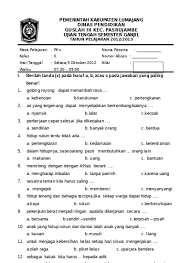 Check spelling or type a new query. Soal Dan Kunci Jawaban Uts Pai Kelas 6 Semester 1