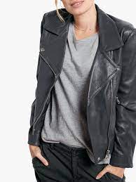 Hush Onyx Leather Jacket Grey Leather Jacket Hush Clothing Grey Leather Jacket