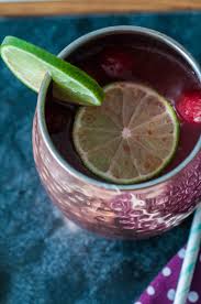 Cherry Moscow Mule Recipe Easy Drink Recipes Delicious Drink Recipes Cocktail Recipes Easy