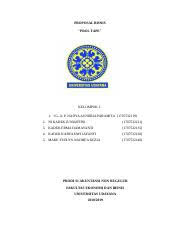 Maybe you would like to learn more about one of these? Proposal Bisnis 1 Proposal Bisnis U201cprol Tape U201d Kelompok 1 1 I G A P Nadya Aundria Paramita 1707532119 2 Ni Kadek Juniartini 1707532121 3 Kadek Course Hero