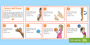 Integrating academic content into pe games for elementary students may help clarify and strengthen core concepts. Seven Ball Games Throwing And Catching Pe Games
