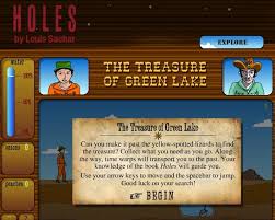 Holes Treasure Hunt Game Scholastic Com 6th Grade Reading Middle School Reading Elementary Reading