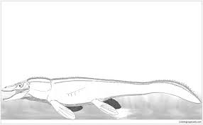 Jurassic world mosasaurus coloring pages printable mosasaurus jurassic world coloring pages free coloring is a form of creativity activity, where children are invited to give one or several color scratches on a shape or pattern of images, thus creating an art creations. Mosasaurus Dinosaur Coloring Pages