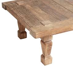 Some wear to the bottom of the legs. Takhat 53 5 Reclaimed Wood Coffee Table Pottery Barn