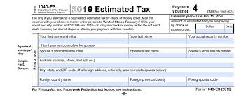 The process of creating 1040 form is rather simple. What Is Irs Form 1040 Es Guide To Estimated Income Tax Bench Accounting