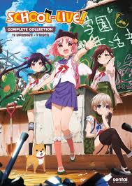 School Live Dvd Anime Anime Zombie Anime Characters