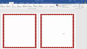 How To Customize Page Border In Microsoft Word Document 2017 Youtube