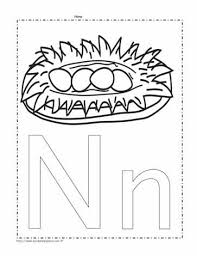 Coloring pages for letter n #603583 (license: The Letter N Coloring Page Worksheets