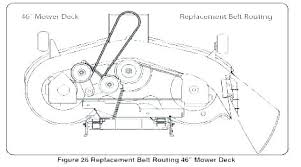 35 craftsman lt2000 drive belt diagram. Craftsman 46 Inch Riding Mower Belt Diagram All Round Hobby