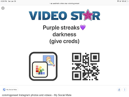 pin by cindy baldo on qr code for video star coding star overlays purple streaks