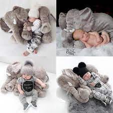 charlie the elephant pillow easter sale 50 off neugeborene jungen fotografie baby fotoshooting ideen babykissen